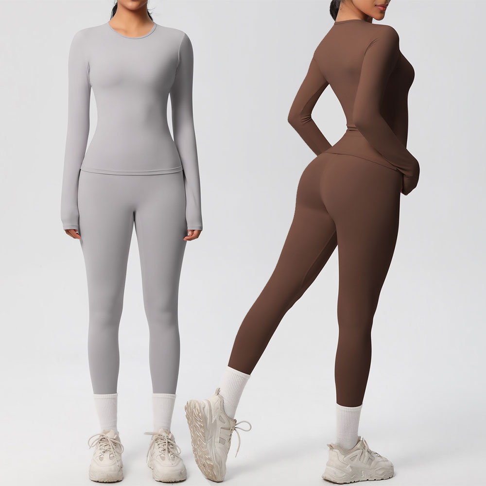 Winter Clothing Trends For Women - JUREN 2PCS Yoga Suit Sports Set