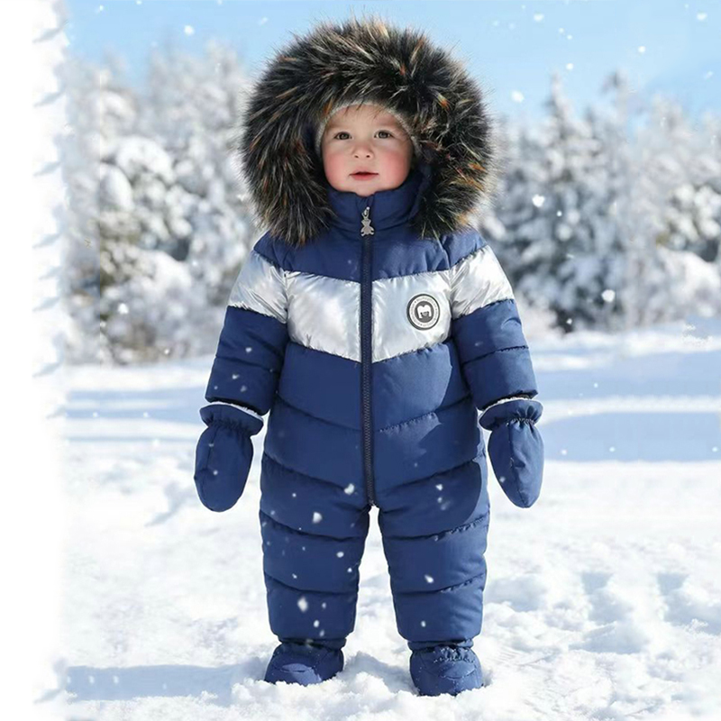 Winter Clothing For Babies - Winter Newborn Baby Romper With Gloves